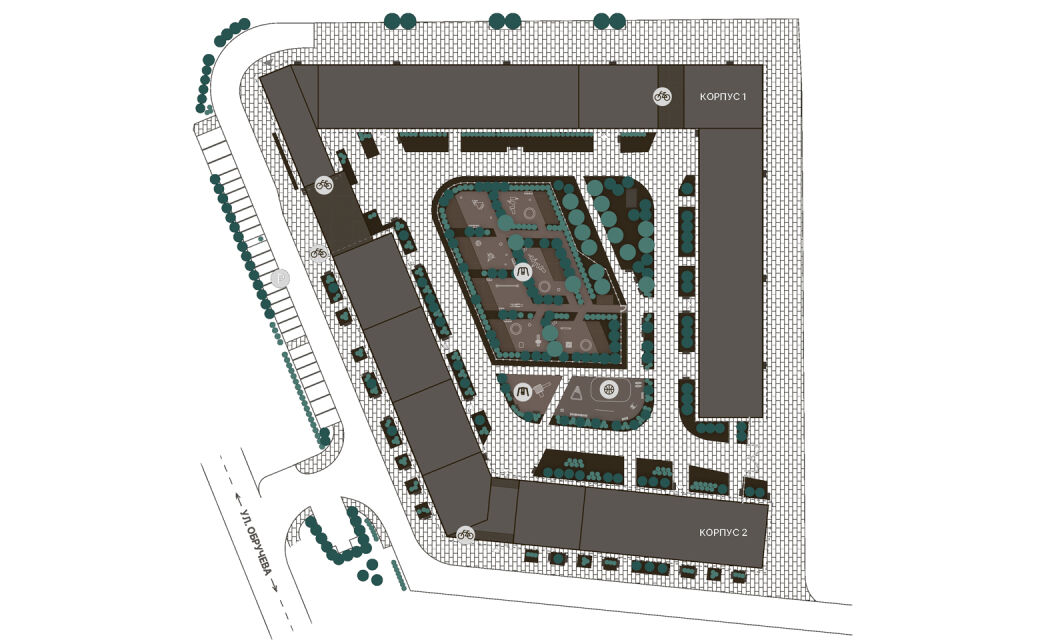 план жк Обручева 30
