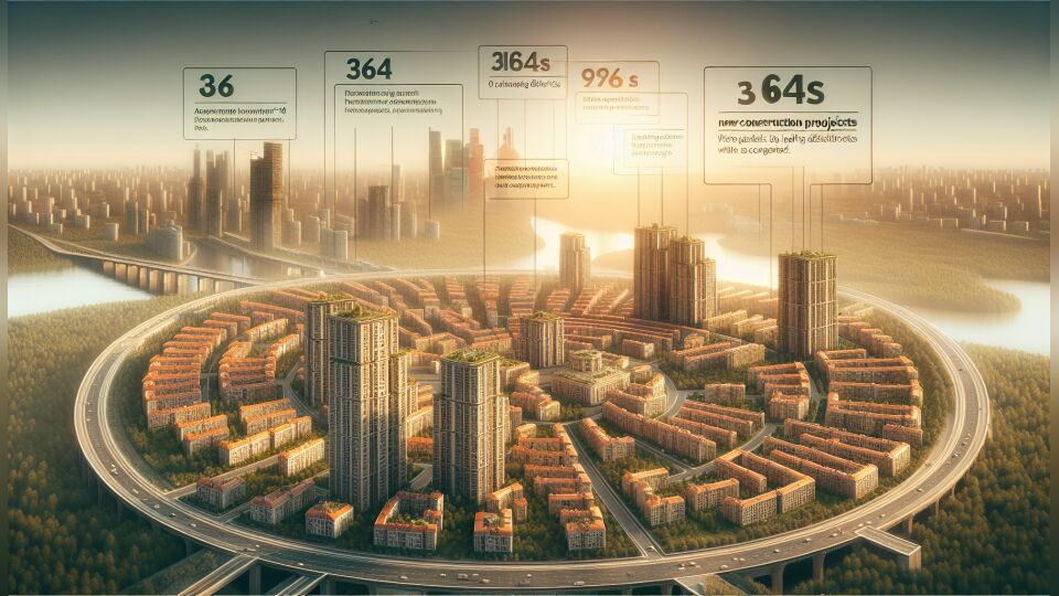 Названы районы-лидеры по числу новостроек в Москве